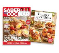 Pack Revista Saber Cocinar #125 | Revista: Pasteles de carne rellenos + Libro: Tapas y aperitivos