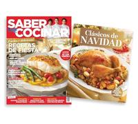 Pack Revista Saber Cocinar #129 | Revista: Recetas de fiesta + Libro: Clásicos de Navidad