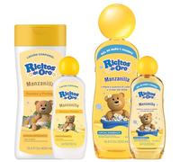 Pack Ricitos de Oro Manzanilla Gel-champú 2en1 500 ml + Loción corporal 400 ml + REGALO 2 minitallas viaje 100 ml