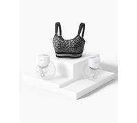 Pack S12 Pro con sujetador: Doble sacaleches portátil S12 Pro y sujetador DEX 4 en 1 | Talla: L