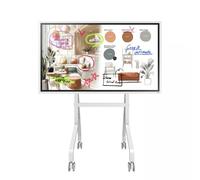 Pack Samsung Flip Pro 55 4K con soporte Neomounts FL50 Pack con pantalla interactiva Samsung Flip Pro 55 4K y soporte móvil Neomounts FL50, ideal para