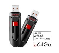 PACK SANDISK x2 llaves USB 64Go