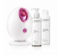 Pack Sauna Facial Eléctrica InnovaGoods Moispa con Gel y Tónico CBD