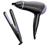 Pack Secador y Plancha para el Pelo Remington Style Essentials