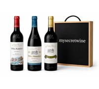 Pack Selección La Rioja Alta - Viña Alberdi Crianza, Viña Ardanza Reserva y Gran Reserva 904 - 3 Botellas de Vino Tinto Rioja DOCa 75 aja de Madera MySecretWine - Pack Regalo Premium