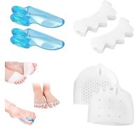 Pack Separador Dedos Pie - Almohadillas y Correctores para Juanetes y Metatarsalgia - Prevención Efectiva con 0% BPA - 3 Pares para Confort y Soporte Duradero