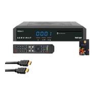 Servimat - Receptor de TV satélite Full HD + tarjeta de acceso TNTSAT V6 Astra 19.2E + cable HDMI