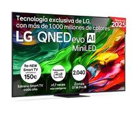 Pack Smart TV LG QNED evo MiniLED AI QNED86 86 pulgadas 4K 2025 + Barra de Sonido S70TR + Soporte - 86QNED86A6A.ESB