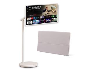 Pack Smart TV Portátil LG StanbyME 2 de 27 pulgadas QHD táctil + Funda StanbyME2 Modo tablet - 27LX6TDGA.SET