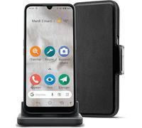 Pack Smartphone Doro 8100 6,1 4G Nano SIM Gris anthracite + Socle de charge + Etui de protection