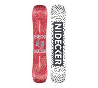 Pack Snowboard Nidecker SENSOR (Rojo/Blanco) Hombre - 2026 + Fijación