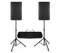 Vonyx VSA120S - Altavoz Activo Bluetooth USB 12" 800W Color Negro | Bluetooth y USB incorporados, woofer de 12 pulgadas, entradas RCA, robusto, perfecto para fiestas, bares y presentaciones