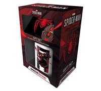 Pack Spider-Man Pyramid Taza 315ml + Llavero Goma + Posavasos Corcho Licencia Oficial