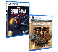 Pack Spiderman Miles Morales + Uncharted Colección Legado de los Ladrones PS5