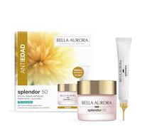 Pack Splendor 50 · Ritual Diario Antiedad Reafirmante e Iluminador para Piel Mixta-Grasa | Gel-Crema Antiedad Global + Contorno de Ojos | Reduce Arrugas, Efecto Lifting e Hidratación | 50 ml + 15 ml