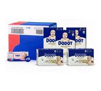 Pack Súper Ahorro Dodot: Pañales Dodot sentive Talla 1+ Pañales sensitive Talla 2 +Toallitas Sensitive