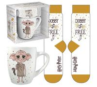 Pyramid International Harry Potter (Dobby) Juego de regalo de taza y calcetín femenino, taza de 312 ml, calcetines de talla única