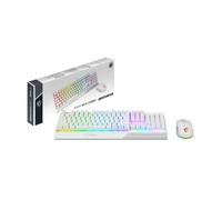 Pack Teclado (Ingles) + Raton Gaming MSI Vigor GK30 White US