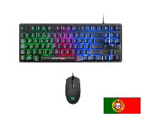 pack teclado y mouse mars gaming mcptkl teclado en portugues de formato reducido tkl rgb brathing flow mouse 3200dpi h-mech rgb