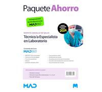Oposiciones Técnico/a Especialista en Laboratorio del Servicio Andaluz de Salud. Paquete Ahorro de Libros y Curso MAD360