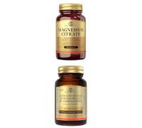 Pack Tensión Nerviosa- Suplemento de Magnesio + Extracto de Ashwagandha Solgar - Salud Muscular, Nerviosa y Gestión del Estrés