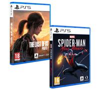 Pack The Last of Us Parte I + Spiderman Miles Morales PS5