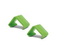 Pack tiradores clip kaze verde 40 mm 2 uds