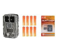 Pack Todo Incluido Camara de Caza PIE1076 + Pilas (x8) + Tarjeta SD de 32 GB