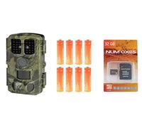 Pack Todo Incluido Camara de Caza PIE1077 + Pilas (x8) + Tarjeta SD de 32 GB