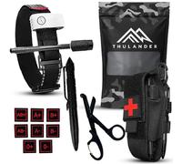 Pack Torniquete Táctico con Varilla de Aluminio - Kit de Emergencia para Supervivencia Uso Militar Policial y Primeros Auxilios IFAK Control de Hemorragias botiquin coche kit primeros auxilios