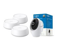 Pack TP-Link Deco BE25 Pack Triple Sistema Wi-Fi 7 Mesh BE3600 + Tapo C260 Cámara de Vigilancia 360º