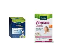 Pack Tranquilidad: Kneipp Sieño Complet 60 Cápsulas + Valeriana Classic 60 Pastillas; Descanso y Relajación; Alivia los Nervios y Ayuda a Dormir; Pack 2 Meses