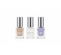Pack Tratamiento Uñas Fuertes - Kit de Rescate Profesional 3 Piezas: Endurecedor de Alta Resistencia, Base 9 en 1 Vitaminada y Sérum SOS - Repara, Fortalece y Nutre Uñas Débiles y Quebradizas