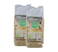 Pack trigo sarraceno sin gluten Bio | 2 unidades de 500 g | Naturitas Essentials | Esta información puede sufrir modificaciones | 100% Bio | Cereales Legumbres y Pasta