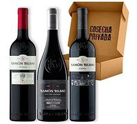 Pack Trío Ramón Bilbao - Vino Regalo - Envío Gratis 24h - 3 Botellas de Vino Tinto - Cosecha Privada - Trió RB