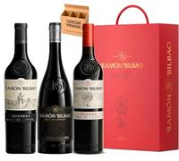 Pack Trío Ramón Bilbao - Vino Regalo - Envío Gratis 24h - 3 Botellas de Vino Tinto Crianza | Edición Limitada | Reserva - Cosecha Privada - Trió RB