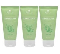 [PACK TRIPLE] Crema de manos hidratante, calmante y regeneradora con aloe vera Deliplus | 3 Botes de 75 ml = 225 ml