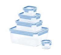Pack Tupper - Tefal Clip&Close K3029012, 5 recipientes , 0.15 L-3.7 L,