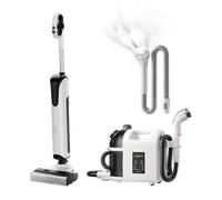 Pack: UWANT Aspiradora para sólidos y líquidos D700 × Limpiador a vapor B200 - Blanco - D700 / B200 Blanco / con cepillo de planchar