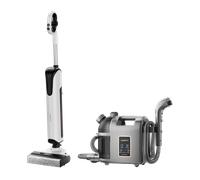 Pack: UWANT Aspiradora para sólidos y líquidos D700 × Limpiador a vapor B200 - Blanco - D700 / B200 Gris / sin cepillo de planchar