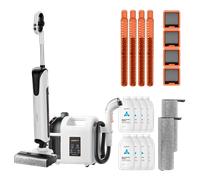 Pack: UWANT Aspiradora para sólidos y líquidos D700 × Limpiador a vapor B200 - Blanco - D700 Paquete de 1 año / B200 Blanco / sin cepillo de planchar