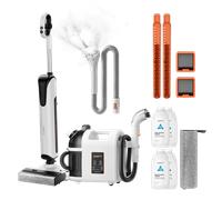 Pack: UWANT Aspiradora para sólidos y líquidos D700 × Limpiador a vapor B200 - Blanco - Paquete semestral D700 / B200 Blanco / con cepillo de planchar