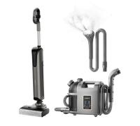 Pack: UWANT Aspiradora para sólidos y líquidos D700 × Limpiador a vapor B200 - Gris - D700 / B200 Gris / con cepillo de planchar