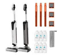 Pack: UWANT Aspiradora para sólidos y líquidos D700, limpiadora de suelos - Blanco / Paquete semestral D700 / Gris - D700 Paquete de 3 meses