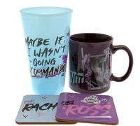 Pack Vaso XXL + Taza + 2 Posavasos "Doodle" - Friends