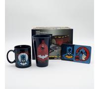 Pack Vaso XXL + Taza + 2 Posavasos "Glow" - Batman