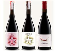 Pack Vermut de Autor Fariña-Pérez (3x75 olección Bernardo Fariña: Vermouth Premium, Rojo y La Guindilla (Picante) | Para regalar, sorprender y disfrutar | Pack Regalo Gourmet Artesanal