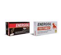 Pack Vigor y Testosterona - Energisil Vigor Plus 60 Cápsulas -Ayuda a la Vitalidad y el Rendimiento Sexual Masculino + Energisil Testomax 30 Cápsulas - Ayuda a Mantener los Niveles de Testosterona