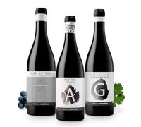 Pack Viñedos Singulares 3 botellas | Vinos tintos parcelarios | Muri Veteres monovarietal Monastrell | Altico monovarietal Syrah | Guarafía monovarietal Garnacha