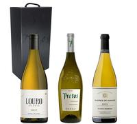 Pack Vinos Blancos Albariños | Louro do Bolo, Remírez de Ganuza y Protos Verdejo | Caja Regalo Gourmet x3 Botella de Vinos | Mejor Selección ENOVINOS
